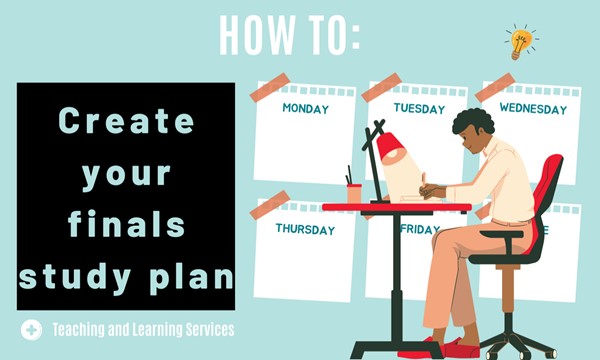How to create your finals study plan