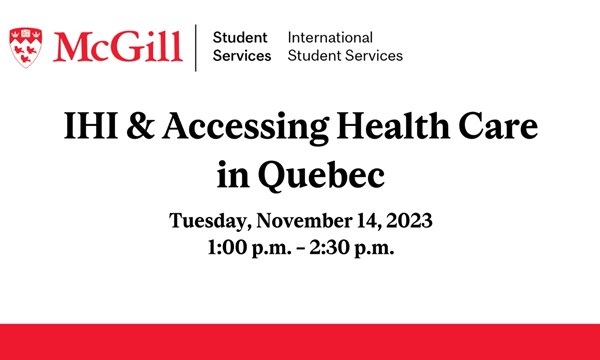 IHI & Accessing Health Care in Quebec