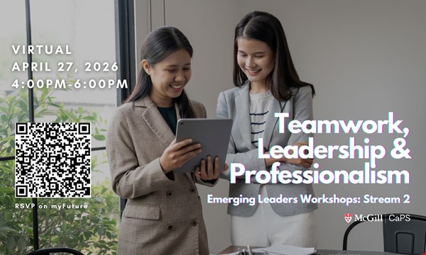 Emerging Leaders STREAM 2 - Teamwork, Leadership, and Professionalism