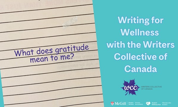 Writing for Wellness with the Writers Collective of Canada