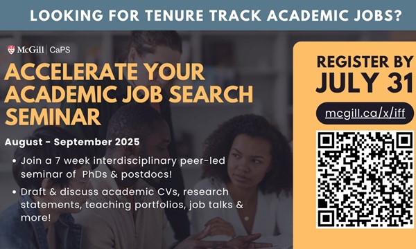 Accelerate your Academic Job Search Seminar