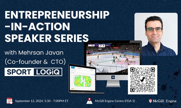 Entrepreneurship-in-Action Speaker Series with Mehrsan Javan