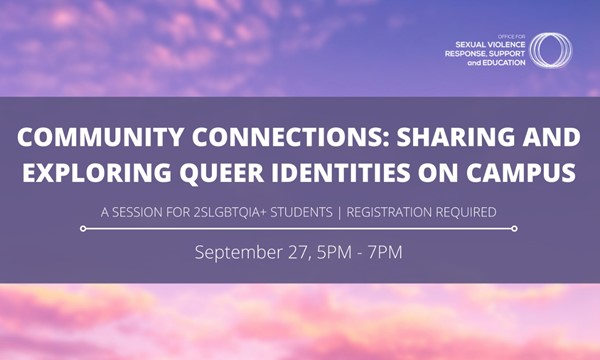 Community Connections - Sharing and Exploring Queer Identities on Campus