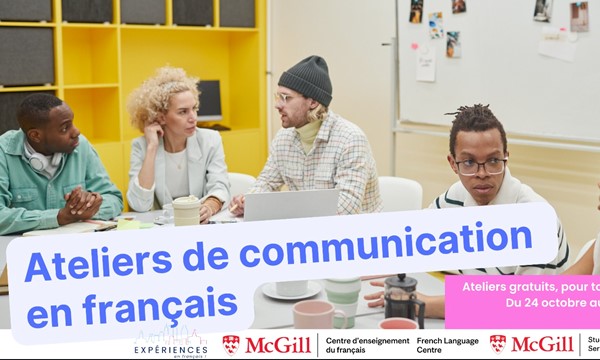 ateliers de communication en français ! - En personne