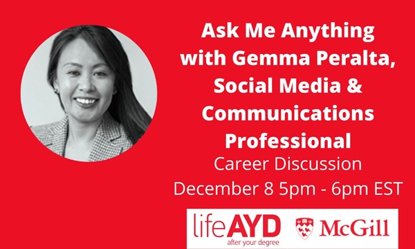 Ask Me Anything with Gemma Peralta, Social Media & Comms Professional