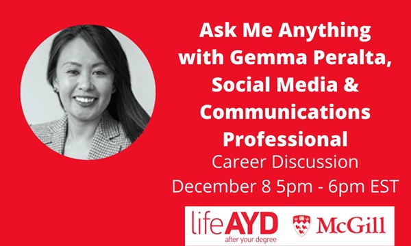 Life After Your Degree LifeAYD Ask Me Anything with Gemma