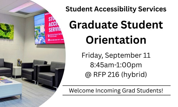 SAS Graduate Student Orientation