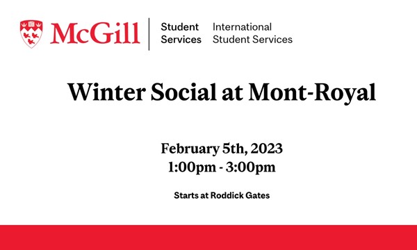 Winter Social at Mont Royal