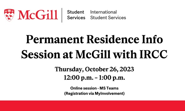 Permanent Residence Info Session with IRCC