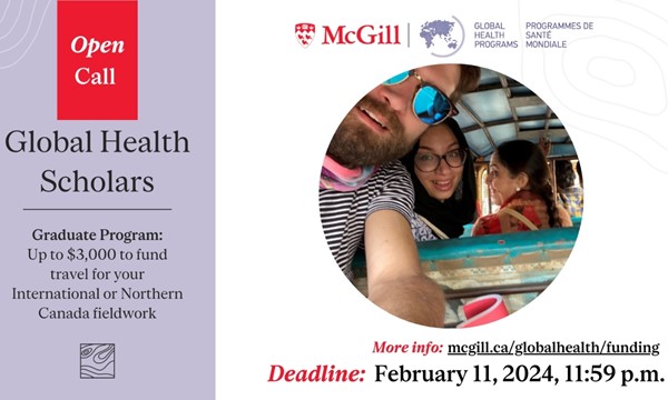  McGill Global Health Scholars Graduate Program