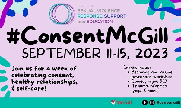 #ConsentMcGill - Becoming an Active Bystander Workshop