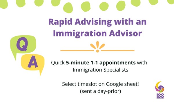 Rapid Advising with an Immigration Advisor 