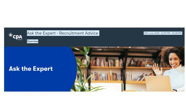 CPA Ontario "Ask the Expert - Recruitment Advice"