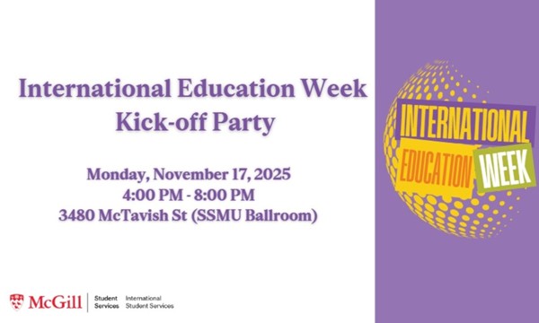 International Education Week Kick Off Party