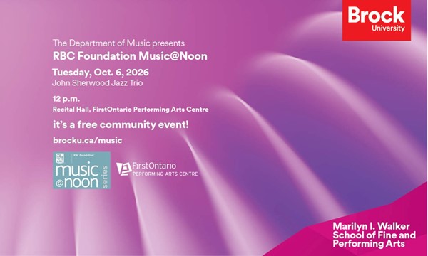 RBC Foundation Music@Noon - John Sherwood Jazz Trio