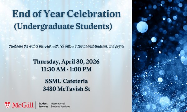 End of Year Celebration (Undergraduate Students)