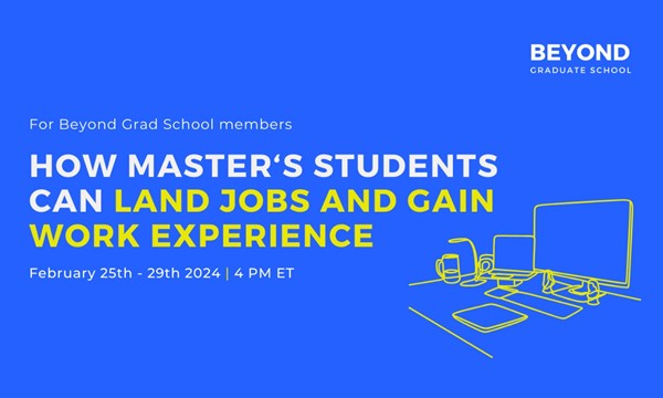 What master’s students need to know about the hiring process - Career Boot Camp Webinar