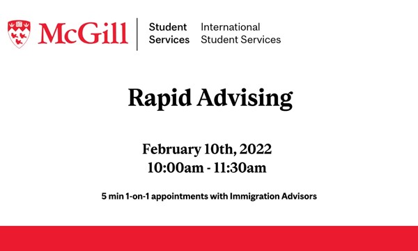 Rapid Advising with an Immigration Advisor