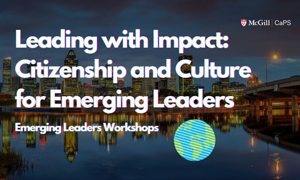  Citizenship and Culture for Emerging Leaders