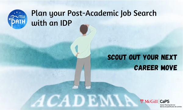 Plan your Post-Academic Job Search with an IDP