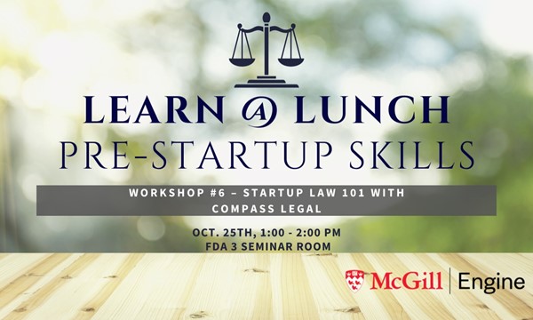  Workshop #6 – Startup Law 101