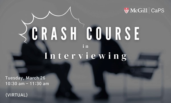 Crash course in Interviewing