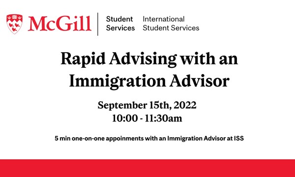 Rapid Advising with an Immigration Advisor