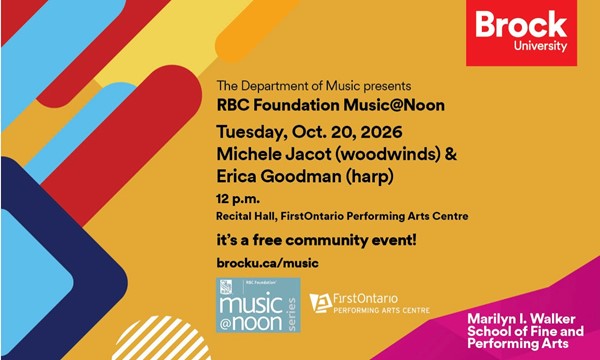 RBC Foundation Music@Noon - Michele Jacot and Erica Goodman