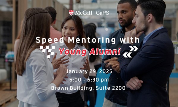  Speed Mentoring with Young Alumni