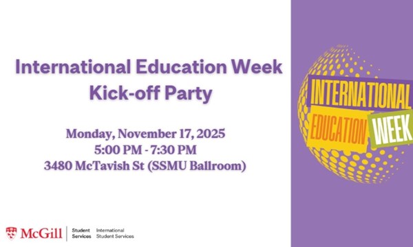 International Education Week Kick Off Party