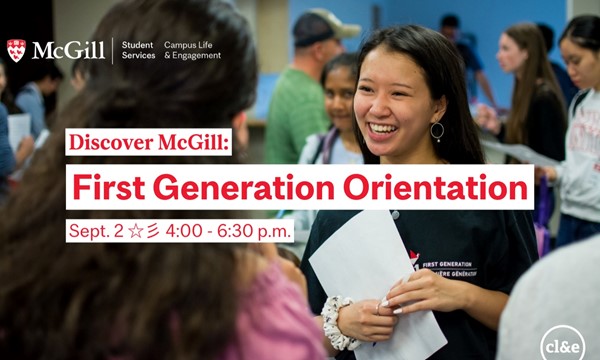  First Generation Orientation and Welcome Back Reception