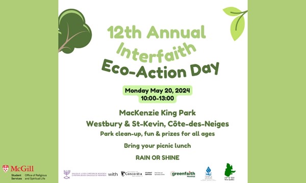12th annual Interfaith Eco-Action Day
