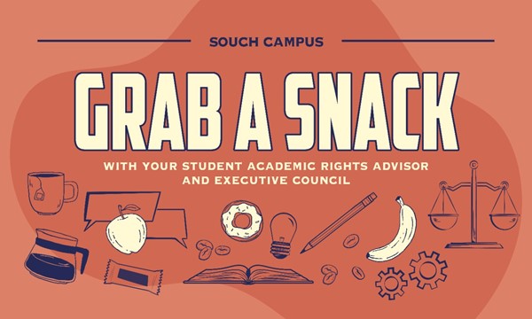 Grab a snack with your Student Academic Rights Advisor and Executive Council!