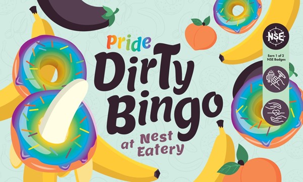 Pride Dirty Bingo at the Nest