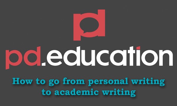 How to go from personal writing to academic writing