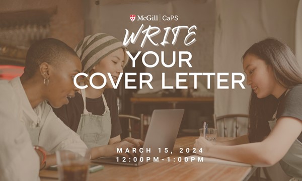 Write your Cover Letter