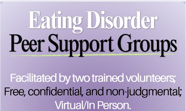 In-Person Peer Support Group with the Eating Disorder Centre