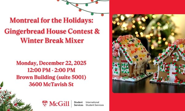  Gingerbread House Contest & Winter Break Mixer