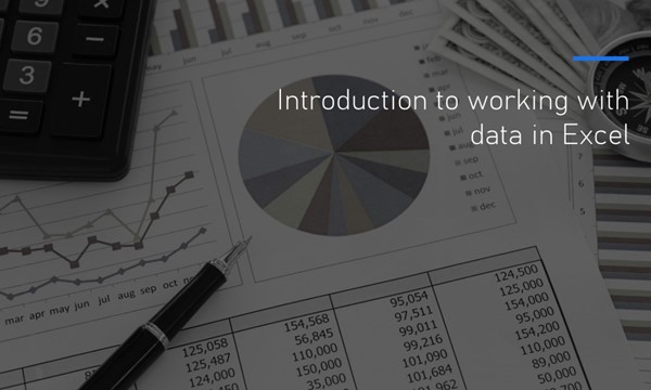 Introduction to Working with Data in Excel