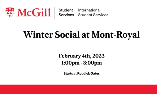 Winter Social at Mont Royal
