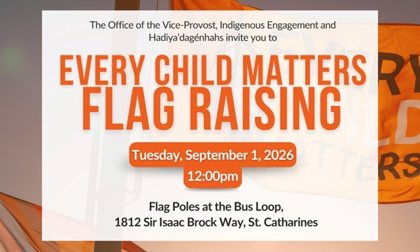 Every Child Matters Flag Raising