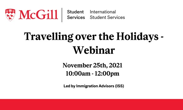 Travelling over the Holidays Webinar 