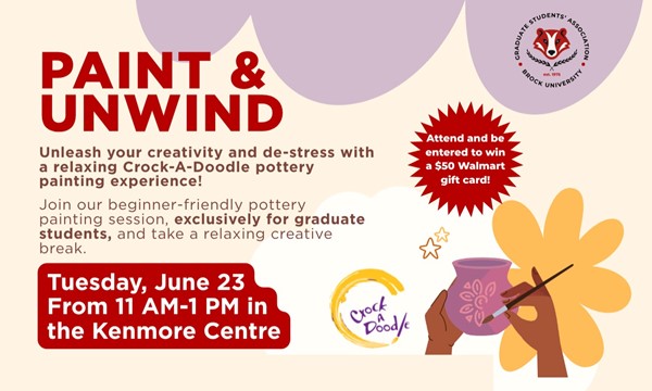 Paint & Unwind: Crock-A-Doodle Pottery Painting Session for Grads