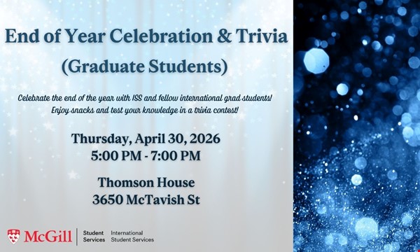 End of Year Celebration (Graduate Students)