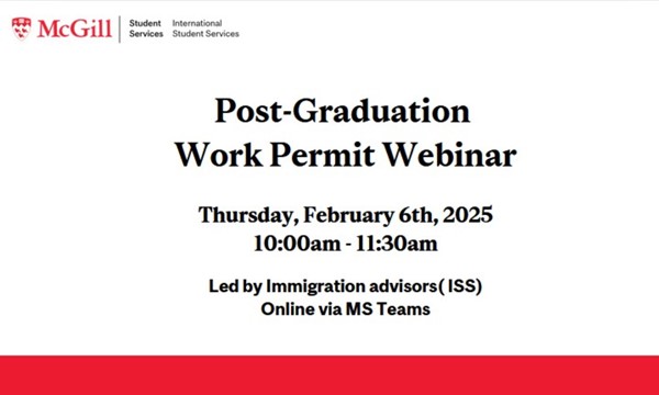 Post Graduation Work Permit Webinar