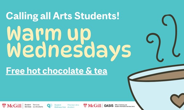 Warm-Up Wednesdays for Arts students