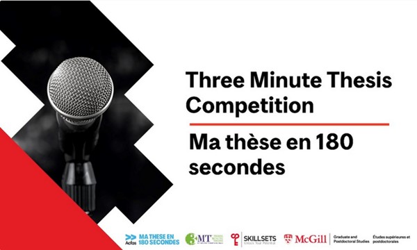 Three Minute Thesis / Ma Thèse en 180 Secondes Competition Final 2023