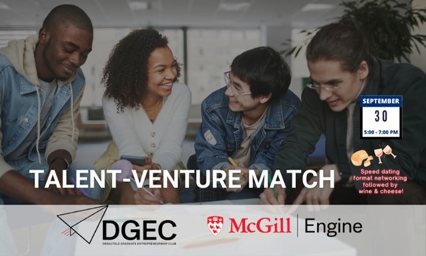 Talent-Venture Match Event (DGEC X ϲ Graduate Students)