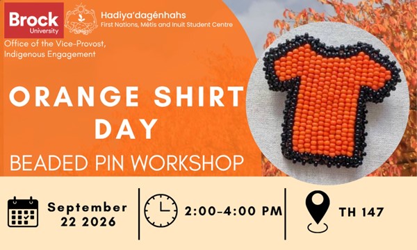Orange Shirt Day Beaded Pin Workshop