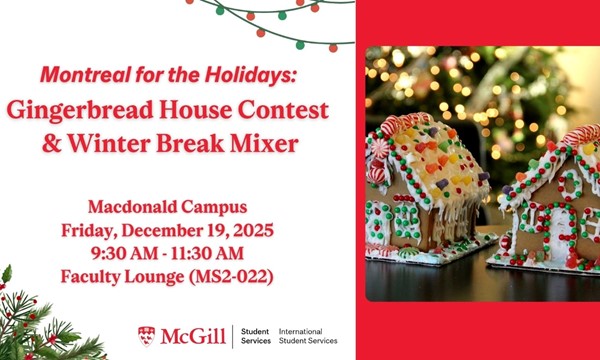 Gingerbread House Contest at Macdonald Campus